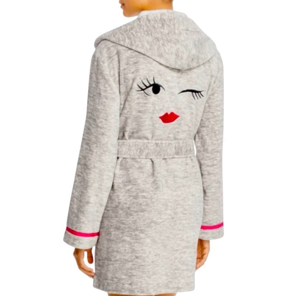 Plush robe Kate Spade with the face